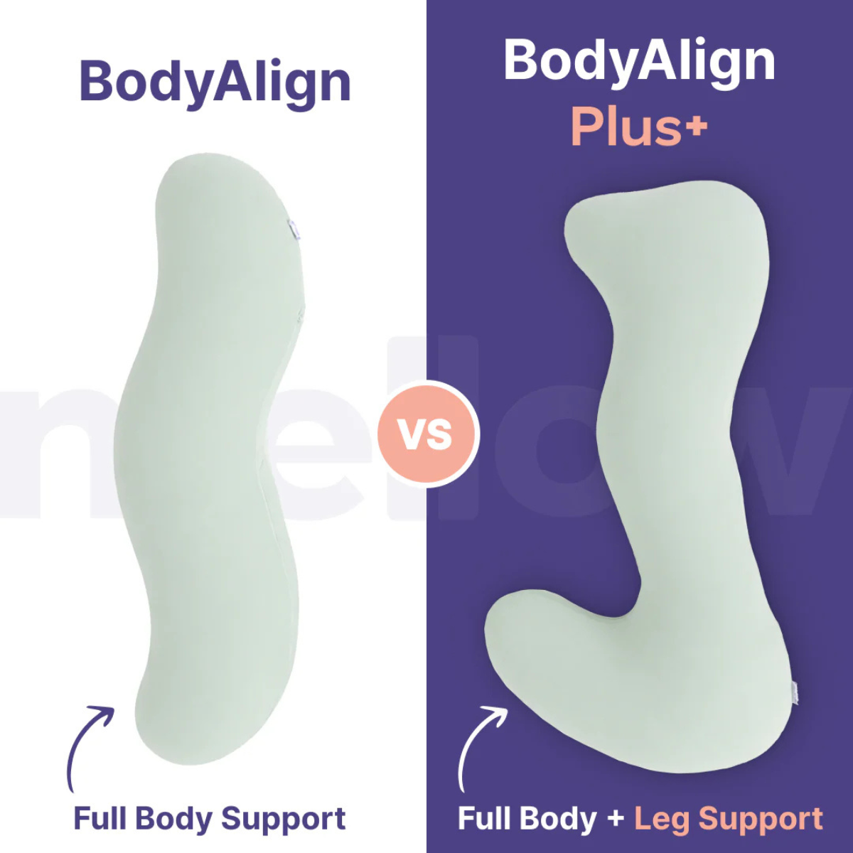 BodyAlign Plus+™ cooling pillow